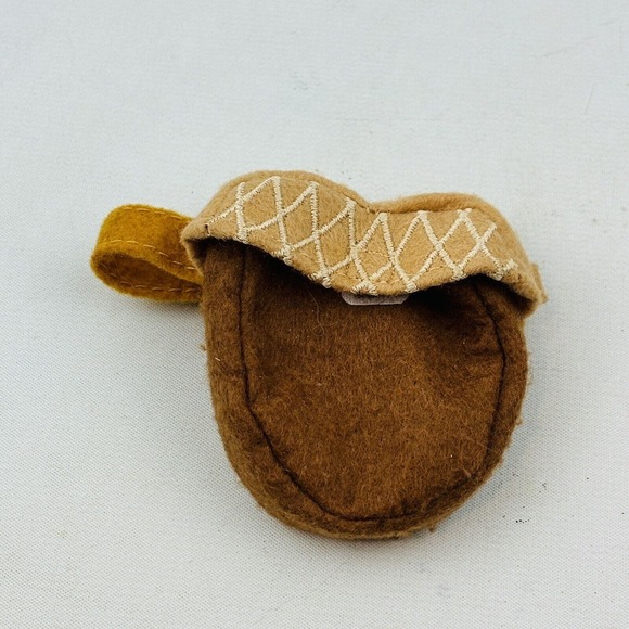 Wellie Wishers Brown Felt Acorn Belt Bag & Notebook Notepad Lot - Picture 2 of 8